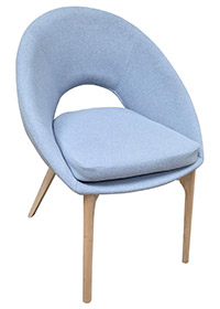 Chaise en chêne rouge CR-9600